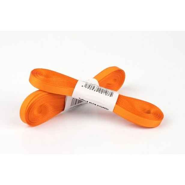 stuha text.10m/6mm oranž.TAFTOVÁ