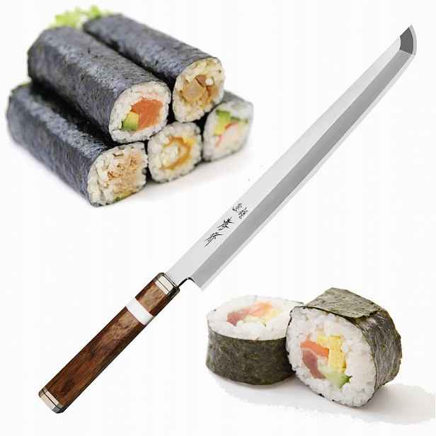 Sakai Takayuki Shiden Silver#3 Japonský Nůž na ryby Sakimaru 27 cm
