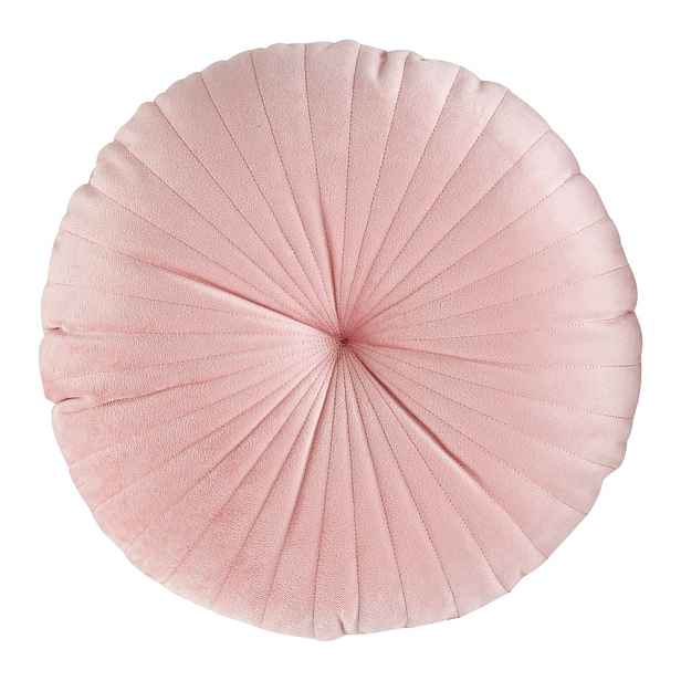 Sametový dekorační polštář ø 40 cm Round Soft Touch – Catherine Lansfield