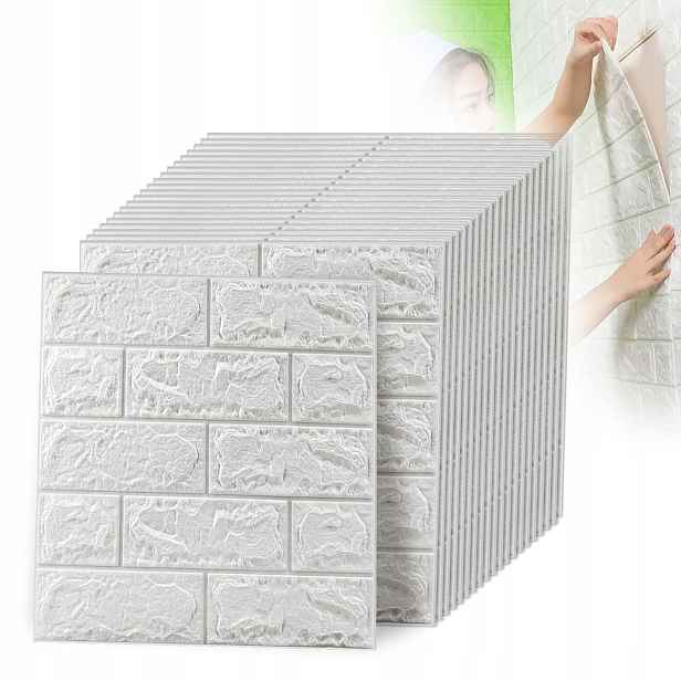 50 Ks Tapeta 3D Cihla Kámen Stará Zeď 3D Efekt