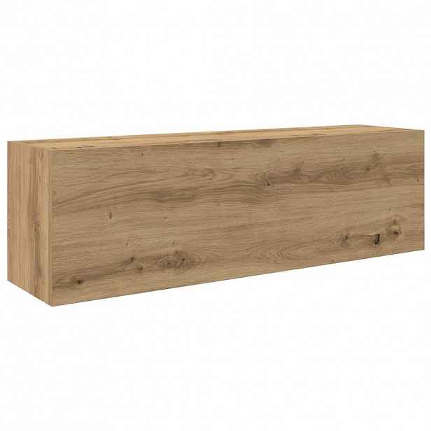 vidaXL Koupelnová nástěnná skříňka dub artisan 100x25x30 cm kompozit