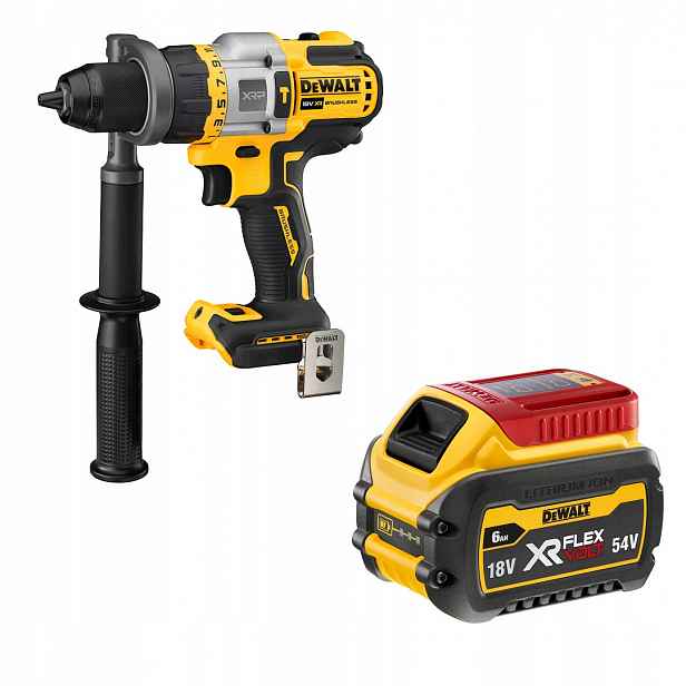 Aku Šroubovák DeWALT 126 Nm Bl DCD999N akumulátor 6 Ah DCB546