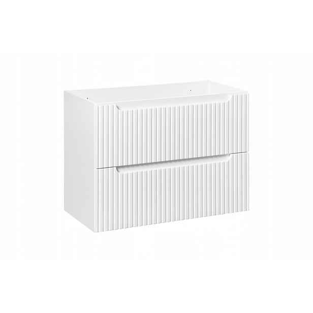 Szafka pod umywalkę 80cm 2 szuflady, Nova White