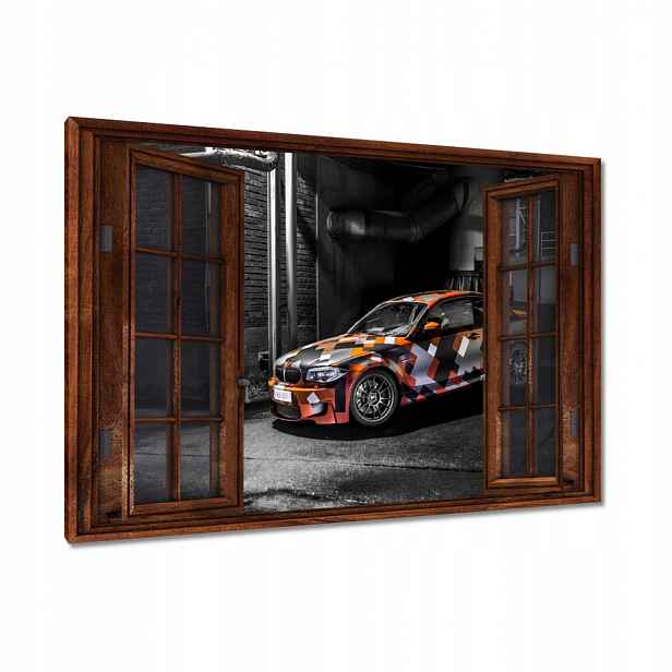 Obrazy 90x60 Oranžové Bmw