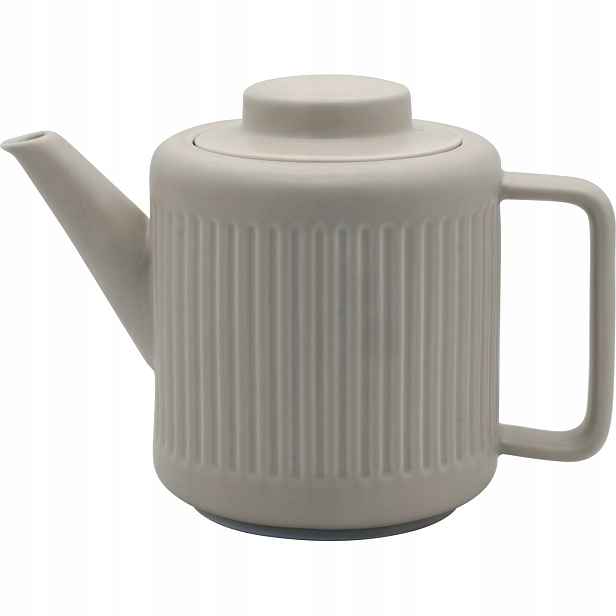 Bredemeijer Skagen Čajová konvice, porcelán, šedá, objem: 1,20 litru
