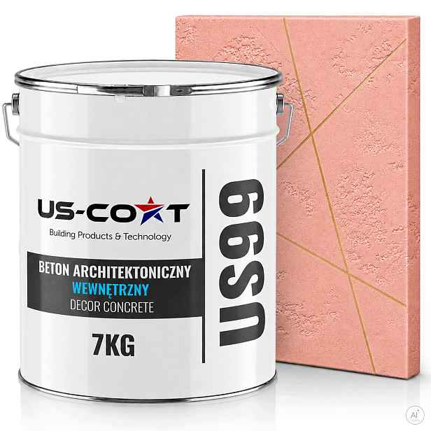 Vnitřní Architektonický Beton Barva Pudrová Růžová F315 5m2 7kg Omítka Zeď