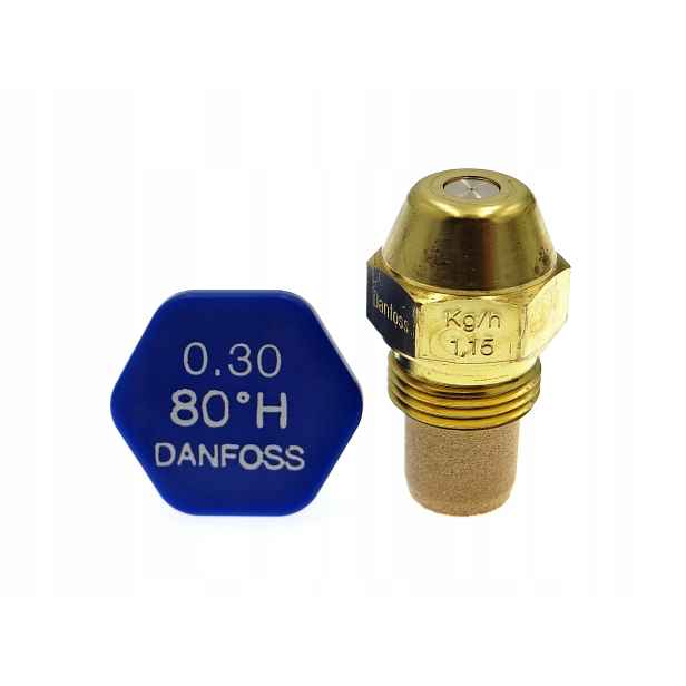 Tryska Danfoss pro olejové hořáky 0,30 USgal/h 80°H 1,15 kg/h