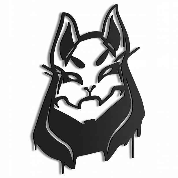 Dřevěný 3D obraz Ronin Fortnite Nástěnná Dekorace Dárek