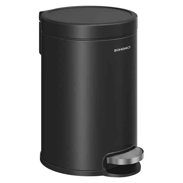SONGMICS Odpadkový koš Jelis 3 L černý