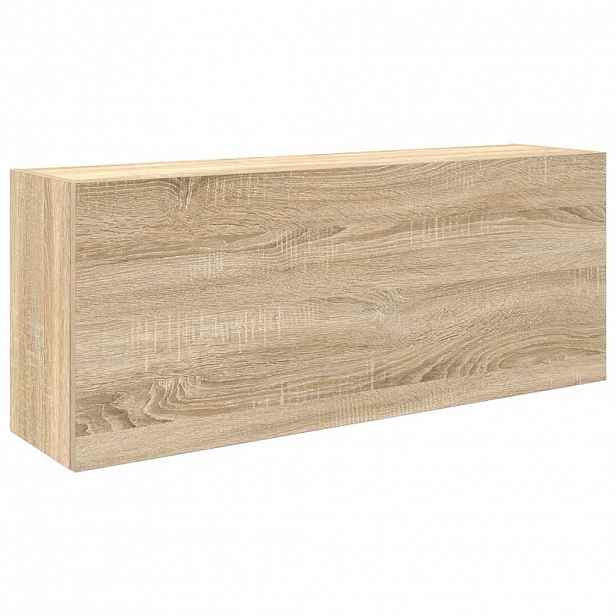 vidaXL Koupelnová nástěnná skříňka dub sonoma 100x25x40 cm kompozit