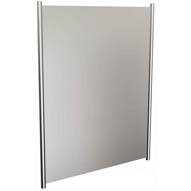 Zrcadlo obdélníkové 50x60 cm s krytem Chrom LR02