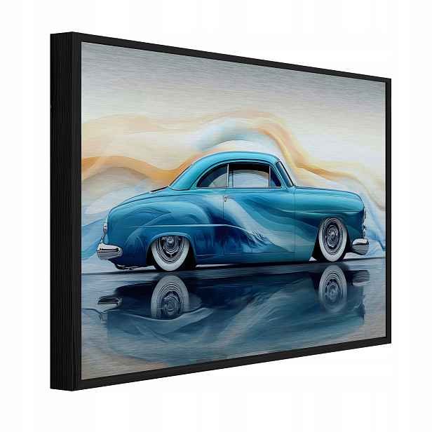 Obraz na kovu Auto Retro Auto Klasika Loft do předsíně 150x100