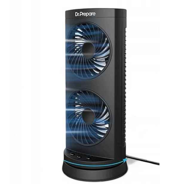 Sloupový ventilátor Dr.Prepare DCDF11 černý