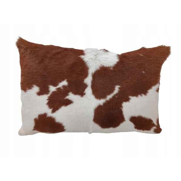 Polštář 60x40 cm z přírodní telecí kůže