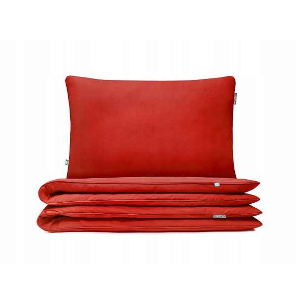 Povlečení Basic Cihlové 160 x 200 cm 2 x 60 x 50 cm Mumla