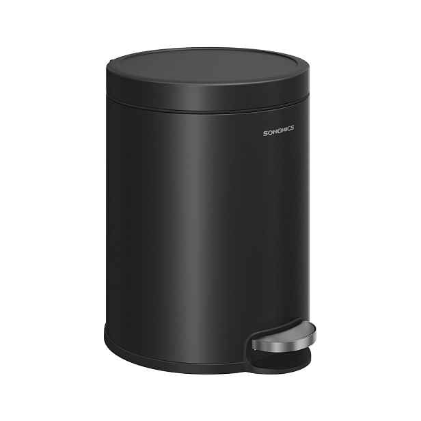 SONGMICS Odpadkový koš Jelis 6 L černý