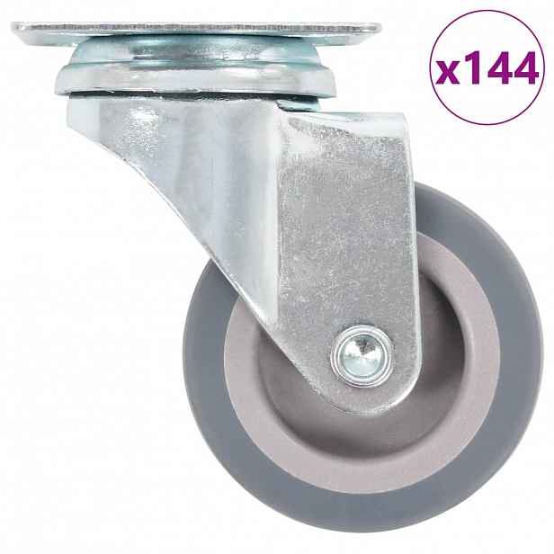 vidaXL 144 ks otočná kolečka 50 mm