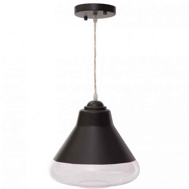 Závěsná lampa, černá, ? 25 cm