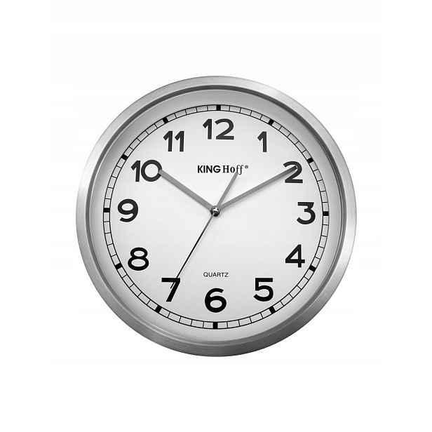 Nástěnné hodiny Ocelové 34 cm Tekoucí mechanismus Lumar
