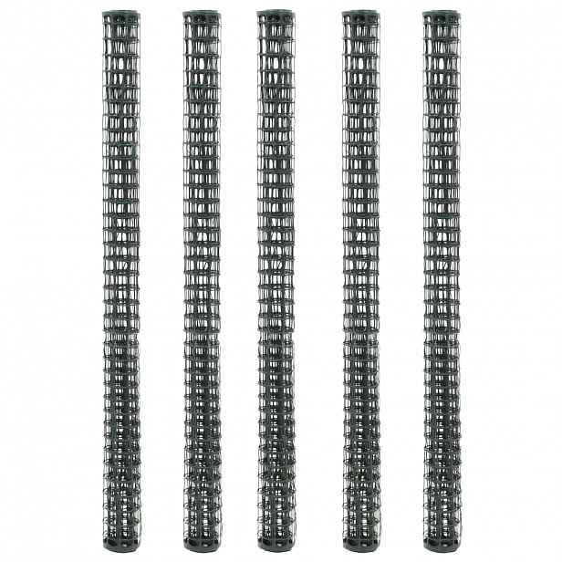 vidaXL Zahradní plotové pletivo 5 ks HDPE 1 x 1,2 m zelené