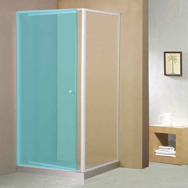 Aqualine AMICO boční stěna; sklo; pevná část; 800 mm