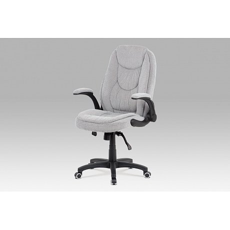 Kancelářská židle, šedá látka - 52 x 50 x 100-114 cm