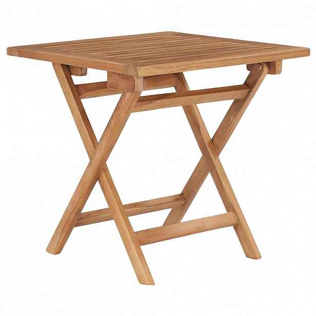 vidaXL Skládací zahradní stůl 45 x 45 x 45 cm masivní teakové dřevo