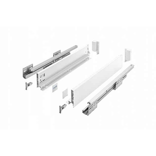 Šuplík Gtv Axis Pro Push To Open L450 S. Nízká H69 Bílá Pod Troubu
