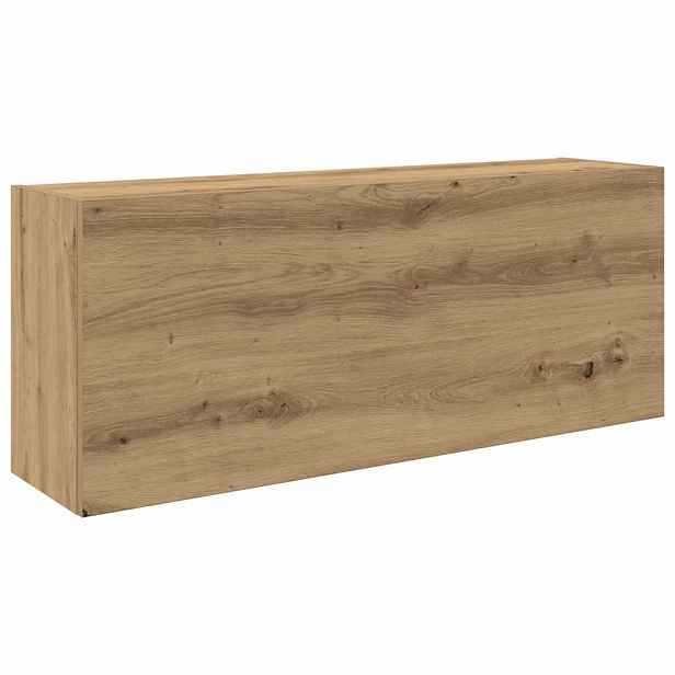 vidaXL Koupelnová nástěnná skříňka dub artisan 100x25x40 cm kompozit
