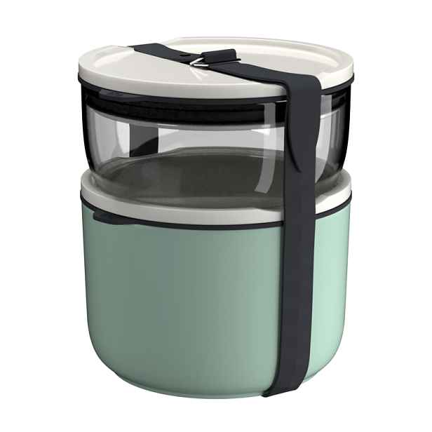 Villeroy & Boch Like To Go & To Stay svačinový a obědový box, Ø 13 cm, 2 ks