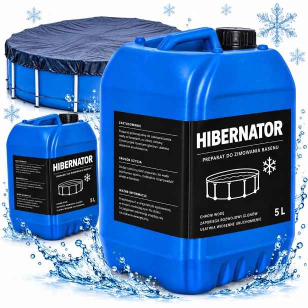 Hibernator 5L Do Bazénu Na Zimu, Kapalina Na Ochranu Vody, Bazénová Chemie