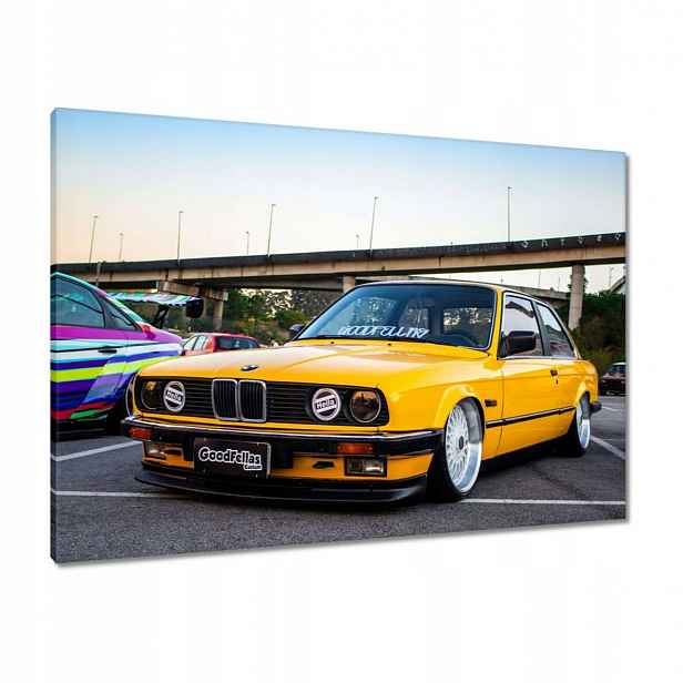 Obrazy 100x70 Žluté Bmw Trojka 3 Půda