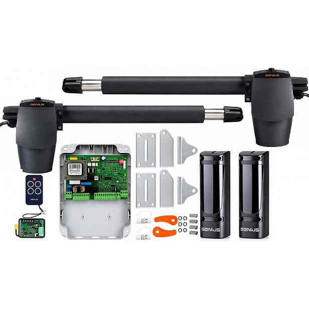 Pohon pro dvoukřídlou bránu Genius G-bat 400 1 x dálkové ovládání, foto