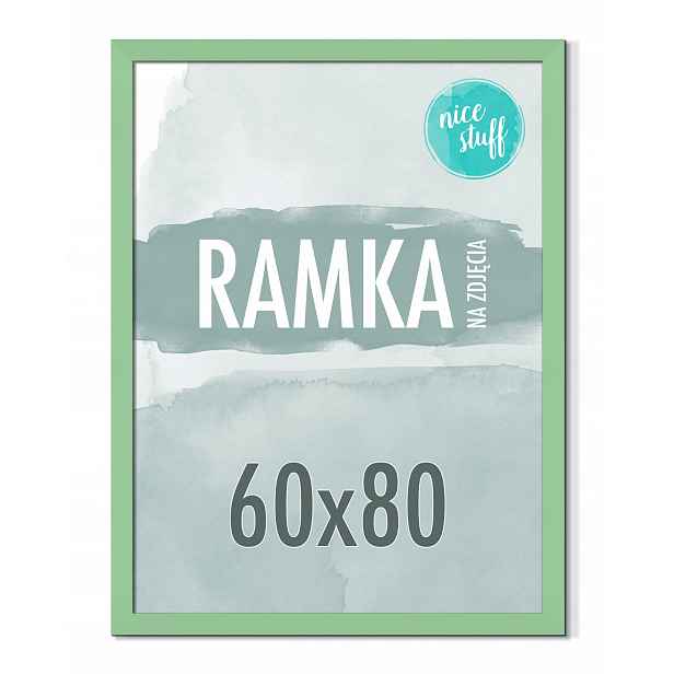 Rámeček 60x80 Rámeček Na Fotografie 80x60 cm Rámečky na fotografie zelená mátová