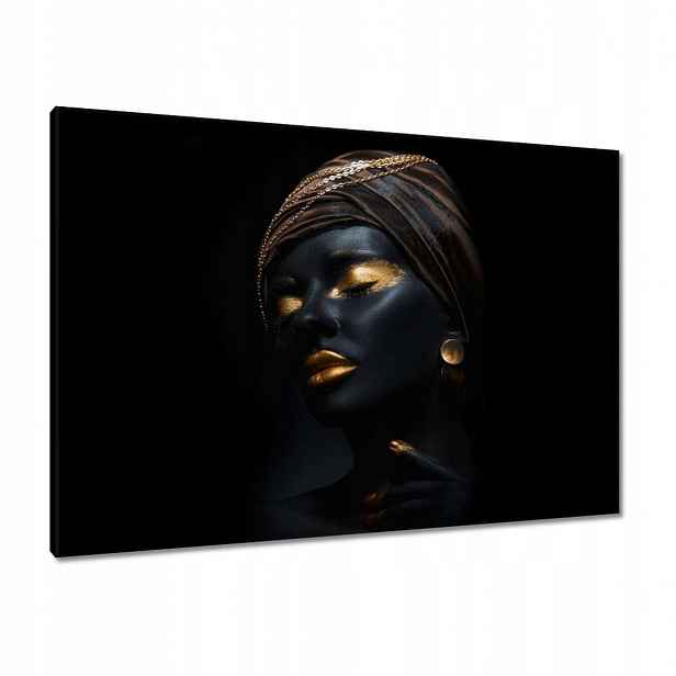 Obrazy 100x70 Zlatý Make-up