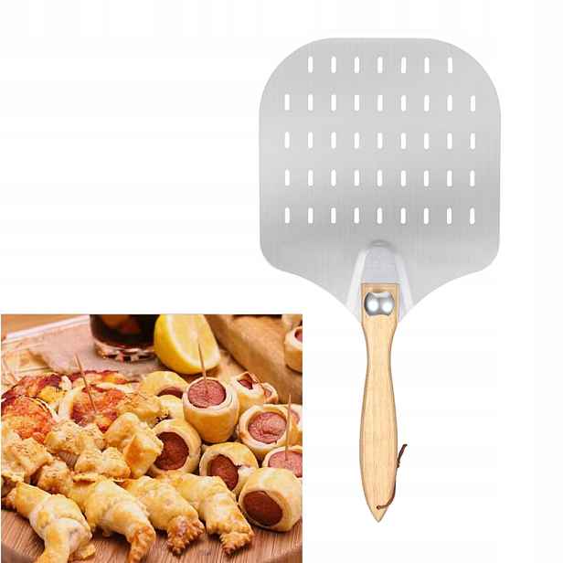 Špachtle Lopata Na Pizzu Ocelová Do Trouby 62 cm x 30,5 cm
