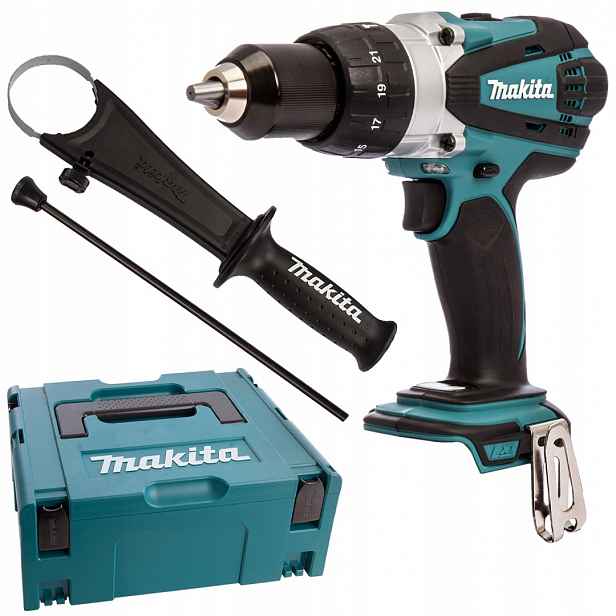 Akumulátorový aku šroubovák 18V Lxt 2-rychlostní 91 Nm Makita DHP458ZJ