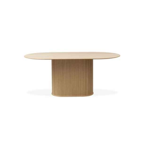 Jídelní stůl s deskou v dubovém dekoru 95x180 cm Nola - II. jakost – Unique Furniture
