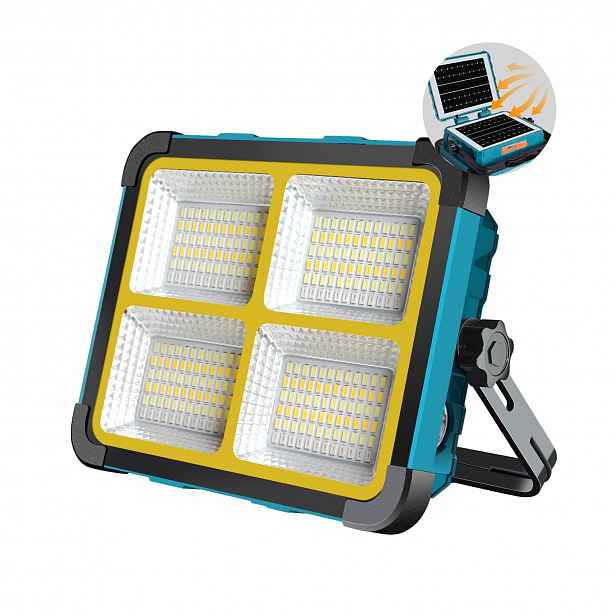 Reflektor Eraylife 100 W Led akumulátor s dvojitým solárním panelem
