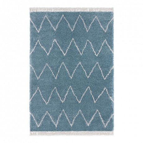 Modrý koberec Mint Rugs Rotonno, 80 x 150 cm