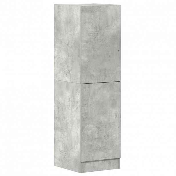 vidaXL Kuchyňská skříňka betonově šedá 38 x 41,5 x 131,5 cm kompozit