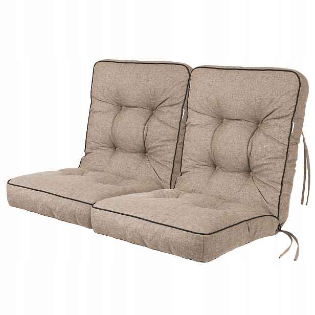 Polštář na zahradní houpačku 100 cm (2x50) zahradní lavičku, zahradní židle