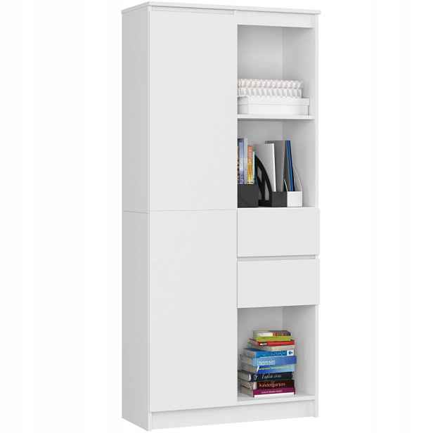 Kancelářský regál R15 Clp 80 cm bílý na knihy Akd
