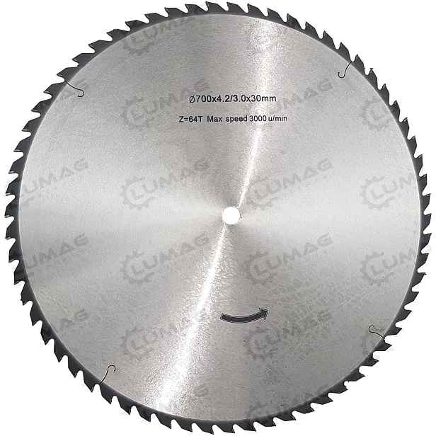 Kotouč pilový Lumag 5WS700HM 700×30 mm 60 z.