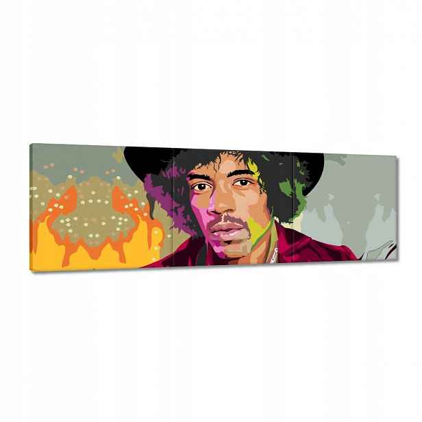 Obrazy 120x40 Jimi Hendrix