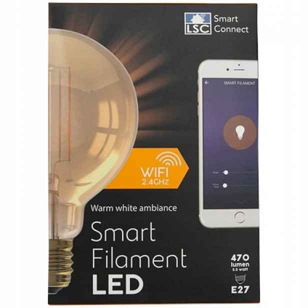 Smart filamentová žárovka 470lm 5,5W E27 M