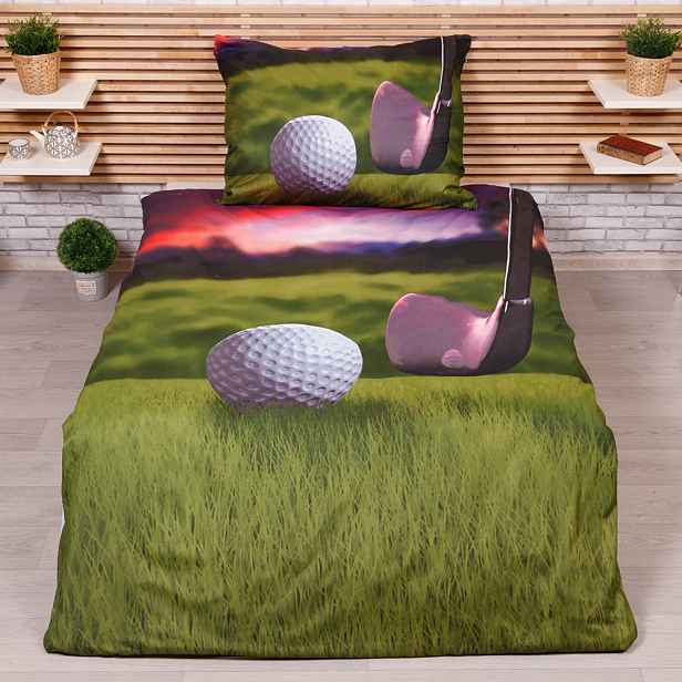 TP 3D povlečení 140x200+70x90 - Golf