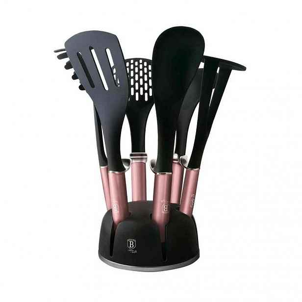 Berlinger Haus 7dílná sada kuchyňského náčiní ve stojanu I-Rose Edition