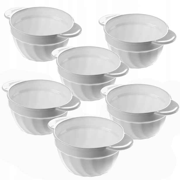 Bulion Tip 650ml Flaczarka 6ks Bílá Miska Do Zup