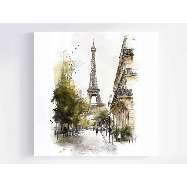 Obraz Na Plátně Canvas Architektura Město Paříž Eiffelova Věž 50x50